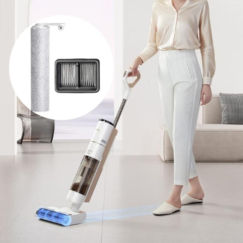 Floor Cleaning Robot Filters Vacuum Filters Roller Brush Vacuum Component Suitable for Improved Cleaning Efficiency