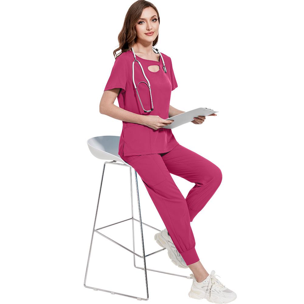 Beauty Workwear Women Medical Nurses Surgical Set Pants Clinic Carer Clothes Nursing Jogger