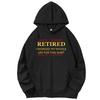 In Rente Retired Fashion Graphic Hooded Sweatshirts Spring Autumn Birthday Gift Cotton Pullover Hoodies Unisex Sports Sweatshirt