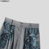 INCERUN Mens Ethnic Paisley Print Casual Loose Baggy Harem Pants Trousers