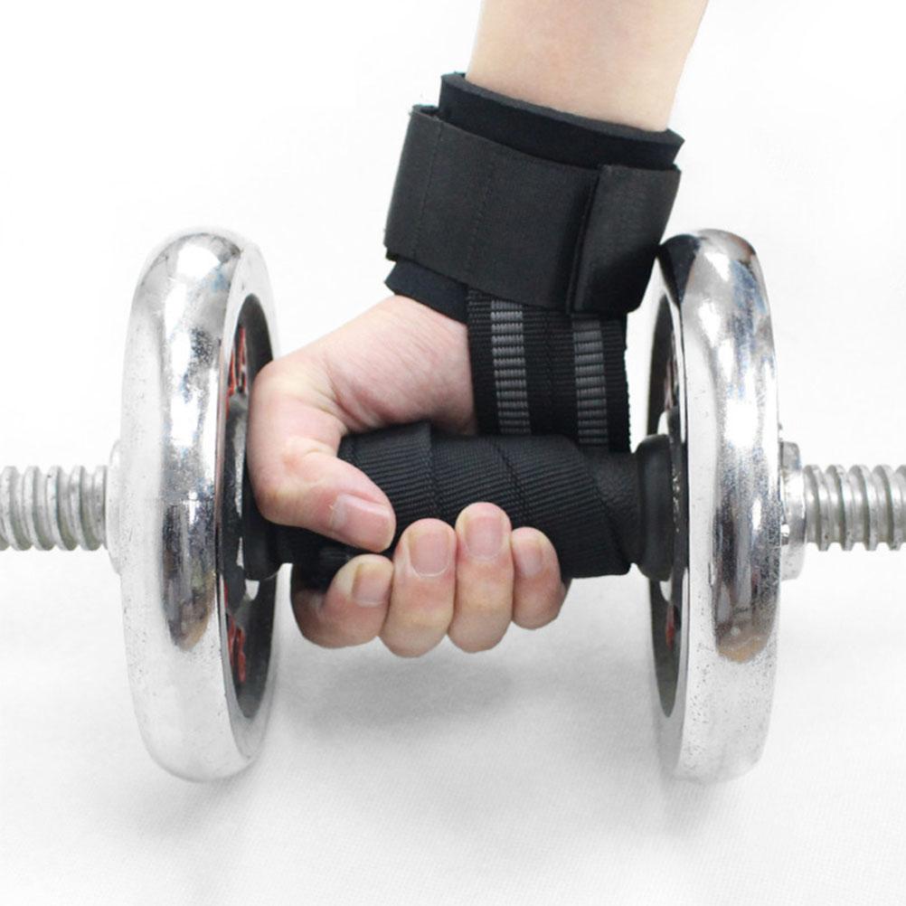 Weight Lifting Straps with Wrist Protector Double Sided Grip Adjustable Gym Straps for Deadlifts