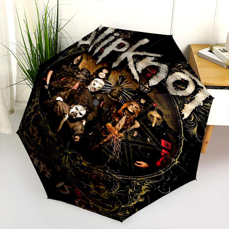 Slipknot: All Hope Gone Folding umbrella 8 paraphenoid bones durable Umbrella Sun umbrella Umbrella
