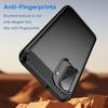 For Samsung Galaxy A17 Case Protective Phone Cover Carbon Fiber Texture Brushed