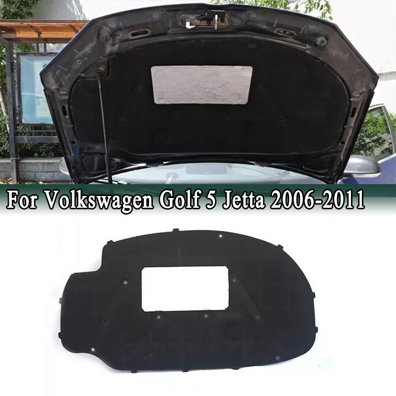 Для Volkswagen VW Golf 5 Jetta 2006-2011 Передняя теплозвукоизоляция капота Хлопок Звукотеплозащитный изоляционный коврик Покрытие Пена