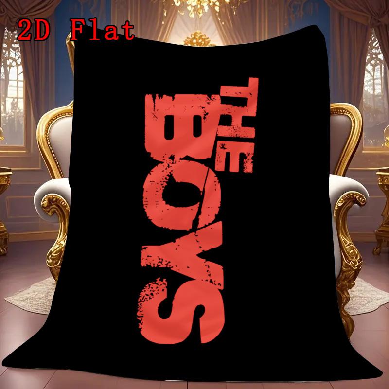 The Boys 2D Flat Pattern Flannel Blanket High Quality All Seasons Warmth and Comfort Perfect for Christmas Gifts.