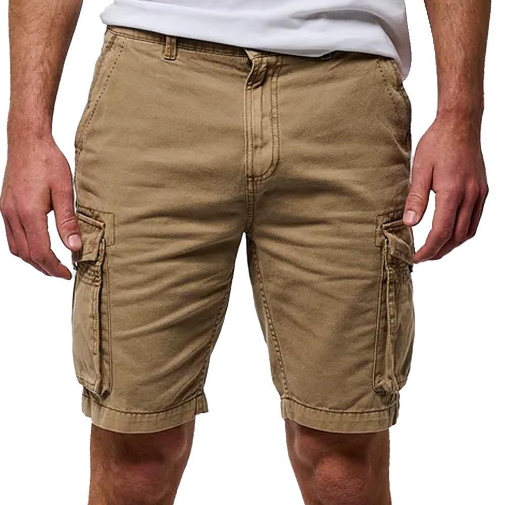 Kaporal BARCO Men's Cargo Shorts 100% Cotton Beige