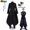 Geto Suguru Cosplay Anime Jujutsu Kaisen Cosplay Erwachsene Herren Hemd Hosen Perücke High School Halloween Uniform Komplettset