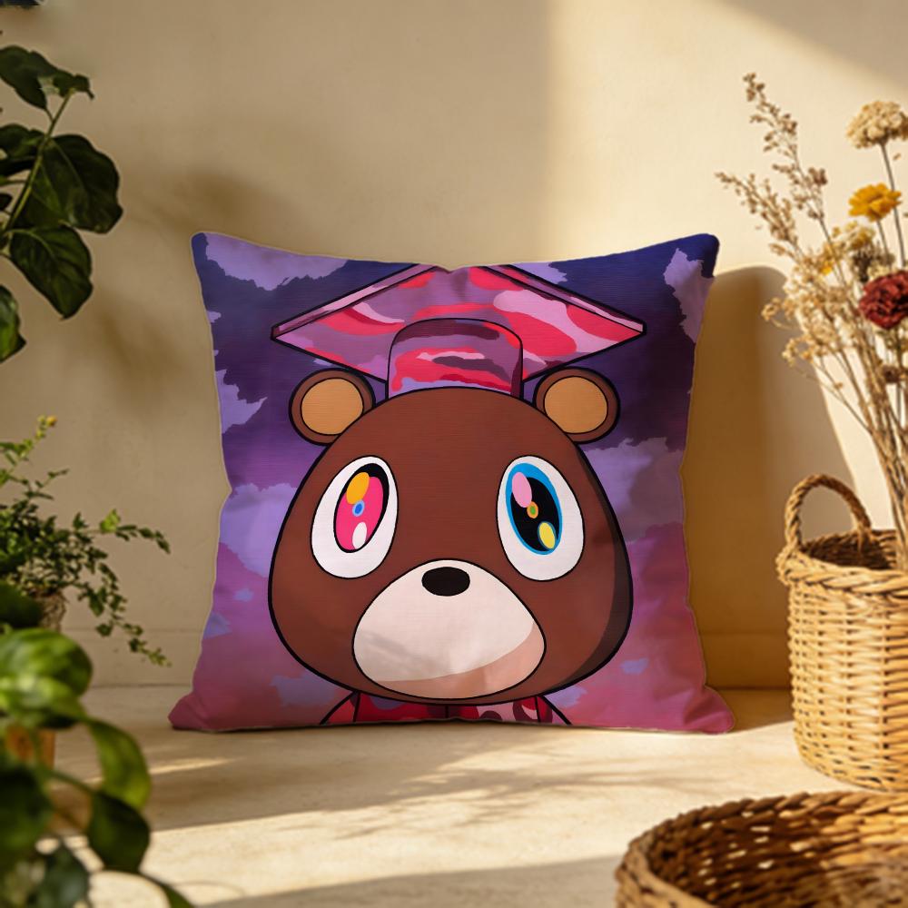 Popular KKanye Wester Cushion Cover Versatile DoubleSided Pillow Case Fit for Sofa Bed Car  Daily Decor