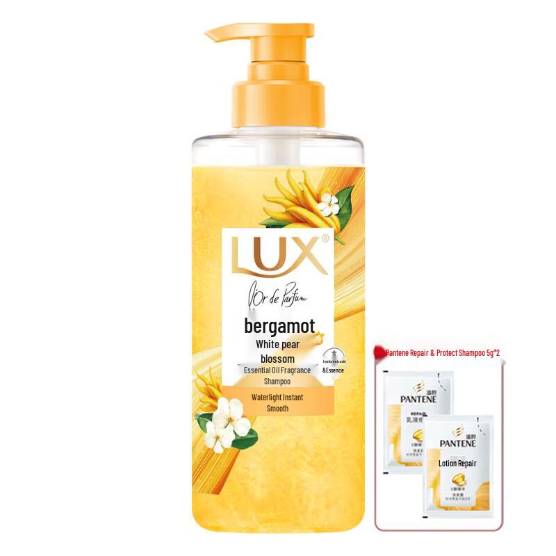 LUX Essential Oil Fragrance Shampoo Bergamot White Pear Blossom