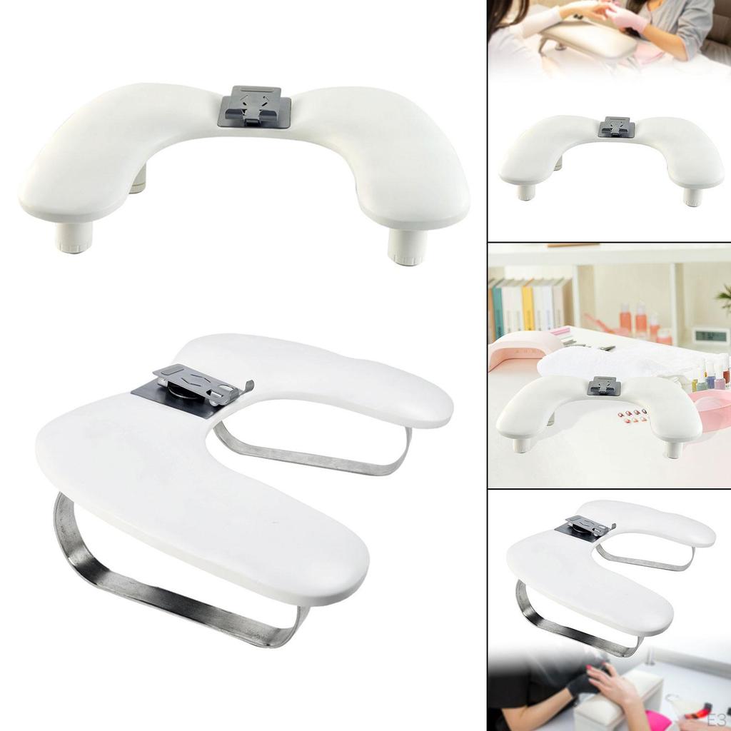 Nail Arm Rest Hand Pillow Holder Soft PU Leather Salon Tools Stylish Supplies U Shaped