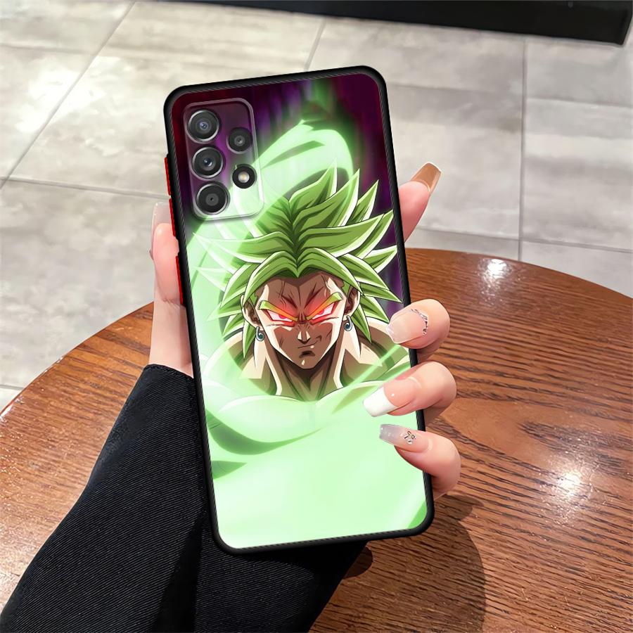 Dragon Ball Color Goku Case for Samsung Galaxy A15 A16 A06 A70 A05 A12 Note 20 Ultra 10+ 9 8 A14 A30 A13 A50 Back Phone Cover