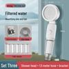 Portable Handheld Shower Head with Booster Filter & One-Button Water Stop for Travel and Dorms