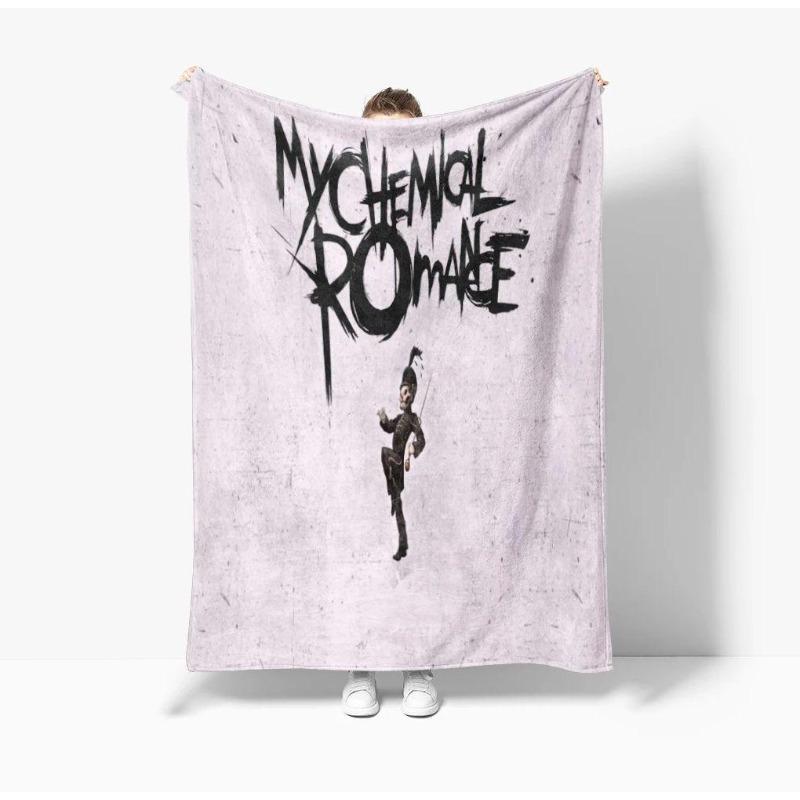 My C-Chemical R-Romance Band Blanket Flannel Soft Kid's Baby Throw Blanket,for Bedroom Living Room Sofa Bed Car, Brithday Gift