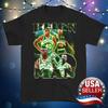 T-shirt da basket Shawn Kemp Nera Unisex Tutte le taglie