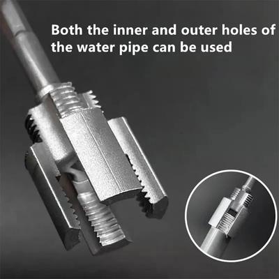 1/2inch 3/4inch PPR/PVC Water Pipe Threader Tapping ToolInternal Thread External Thread Integrated Water Pipe Wire Opener