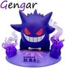 TAKARA TOMY Licensed Pokemon Gengar Action Dolls Pikachu Anime Models Desktop Decorations Pokemon Toys Children's Birthday Gifts