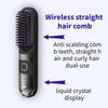 Double Purpose Hair Styler Brush USB Charging Hair Straightener 3600mAh Battery Ideal for Travel Efficient Styling