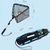 Floating Foldable Fishing Net With Telescoping Poles Aluminum Frame Compacta Storage For Outdoor Lover