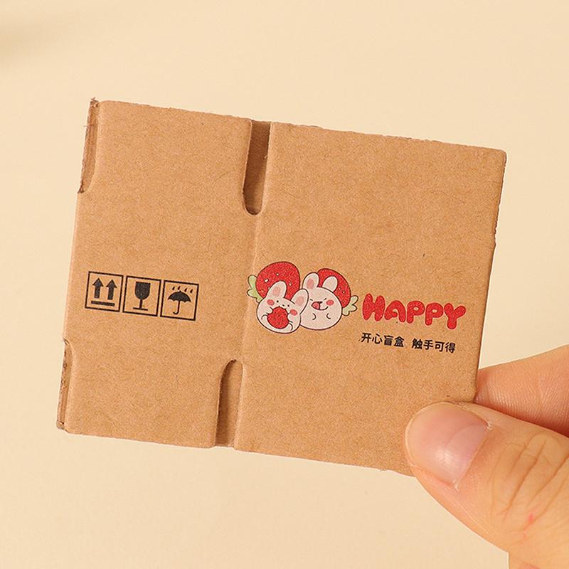 Miniature Creative Mini Express Box Surprise Blind Box Resin Ornaments Trendy Toys