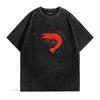 Shrimps T Shirt Jersey  Vintage Washed Unisex Homme Versatile Breathable Top For Everyday Wear Streetwear Designer Clothes