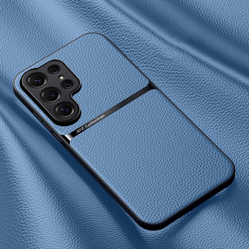 Luxusní Ultra-tenký Kožený Kryt na Telefon Pro Samsung Galaxy S26 S25 S24 S23 S22 S21 Ultra S24 Plus S25FE Nárazuvzdorný Ochranný Obal