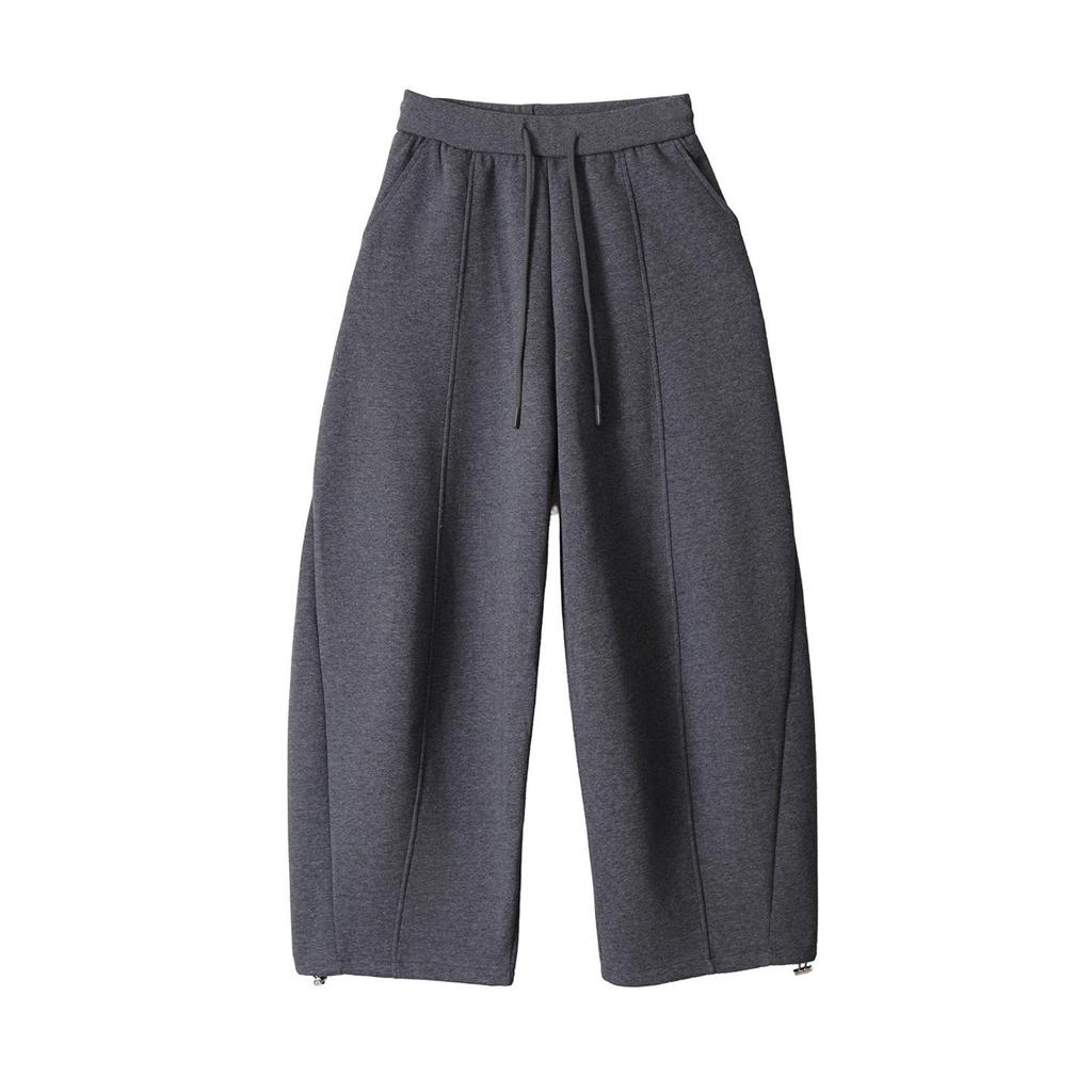 Spring 2026 High-Waisted Wide-Leg Pants - Slimming Loose Straight Casual Two-Wear Floor-Length for Women