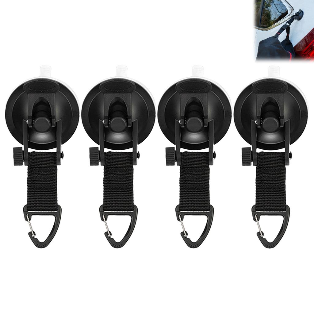 Heavy Duty Camping Suction Cup Adjustable Camping Suction Hook for Tents Hiking RV Windows