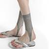 Modische Baumwoll-Beinwärmer Unifarbene Atmungsaktive Trittsocken Dünne Dehnbare Wadenstrümpfe Sommer