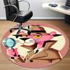 1pc Pink Panther Detective Office Round Area Rug, Under Office Chairs Bedroom Living Room Home Decor, Available in Various Sizes