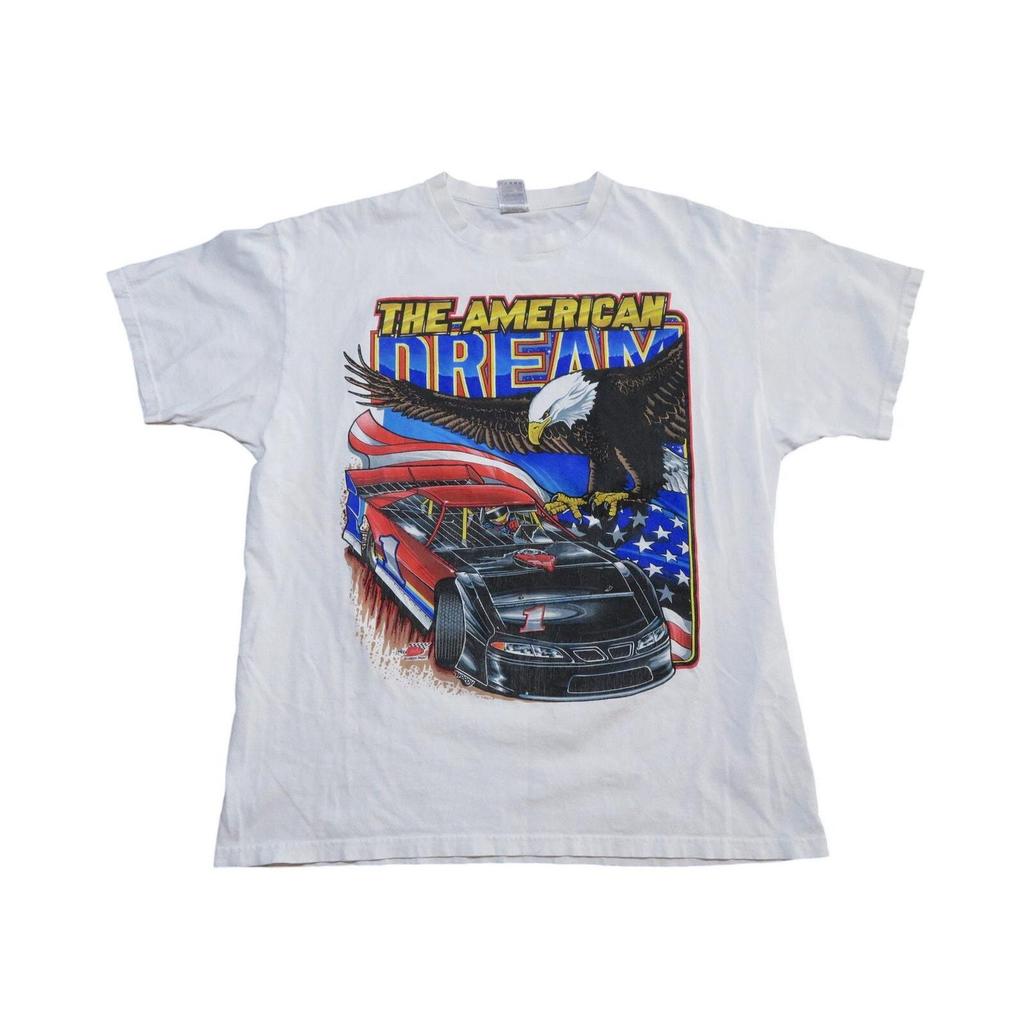 The American Dream Eagle Americas Most Wanted Sz XL White