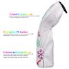 Snow Flower Golf Head Cover Wood Cover Driver 440cc 460cc Cover Utility UT Cover Waterproof Specification Conversion Doug Included Snow Flower 3