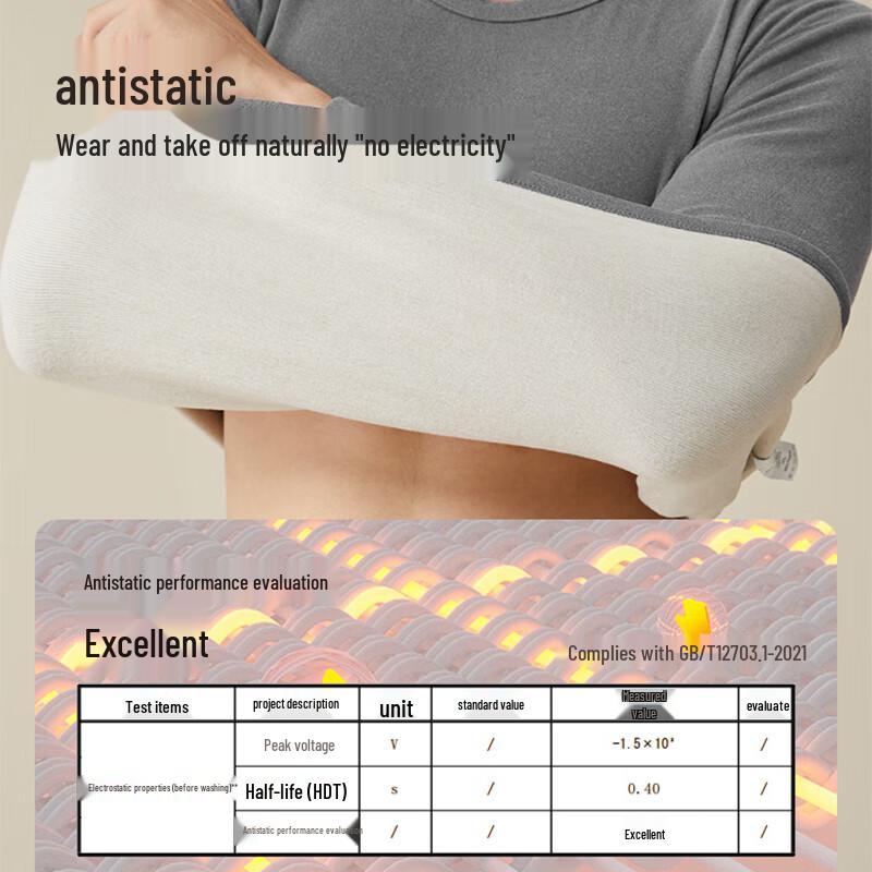 Nanjiren D-Velvet Thermal Underwear Set with Cashmere & Silk Blend