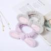 Faixa de Cabelo de Coelho Microfibra para Lavar Cabeça Faixa de Cabeça para Banho