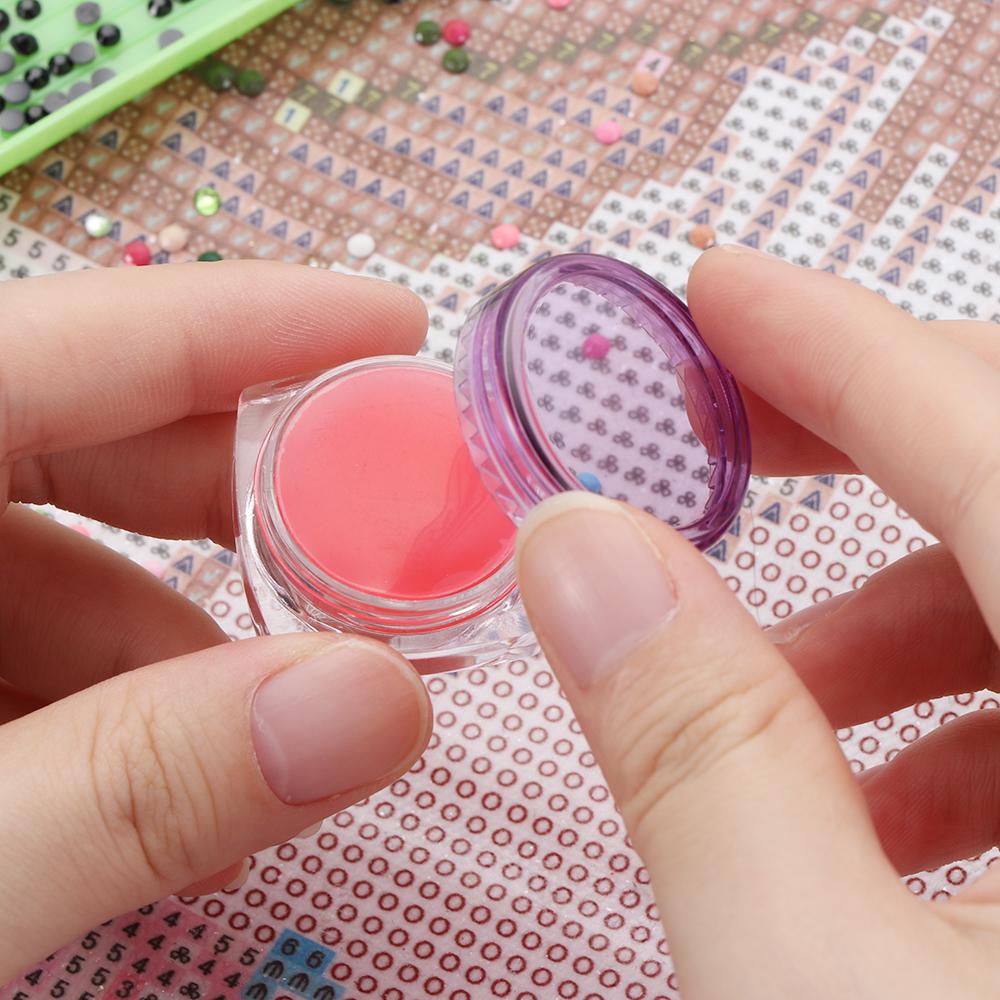 Storage Container Embroidery Nail Art Tools Drilling Mud Diamond Painting Glue Clay Point Drill Pen