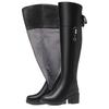 Over-knee Boots Medium Heel Thickened Full Wool Boots Women's Winter Boots Thick Heel Thick Sole Tall Boots Large Size Women's Cotton Boots