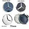 Für Mercedes Benz 4 Stück 75mm Auto Radnabenkappen Felgenabdeckungen Für Mercedes Benz AMG A B C S-Klasse E GLA CLA GLB GLE GLK
