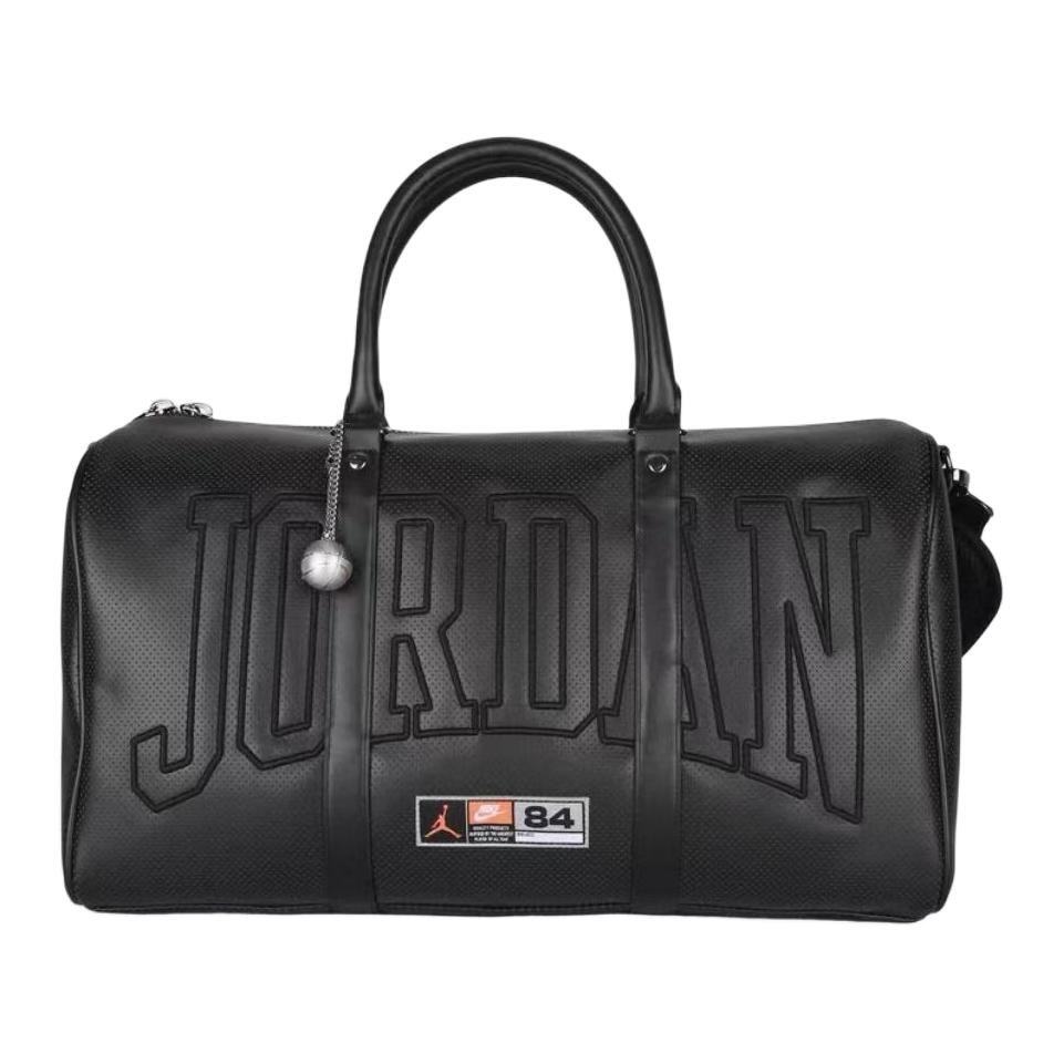 

Jordan 25L Fashion Sports Synthetic Leather Tote Travel Bag Unisex bags Black JD2613045AD-003 Black