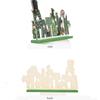 6pcs Wooden Table Sign Set 6 Patterns Lucky Clover Ornament Sincere Wishes For St Patrick Day Decor