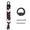 Synthetic Cool Girl Attachment For Braids Elastic Band Kanekalon Hair Extension Ponytail For Women Boxing Braid Hair Ponytail