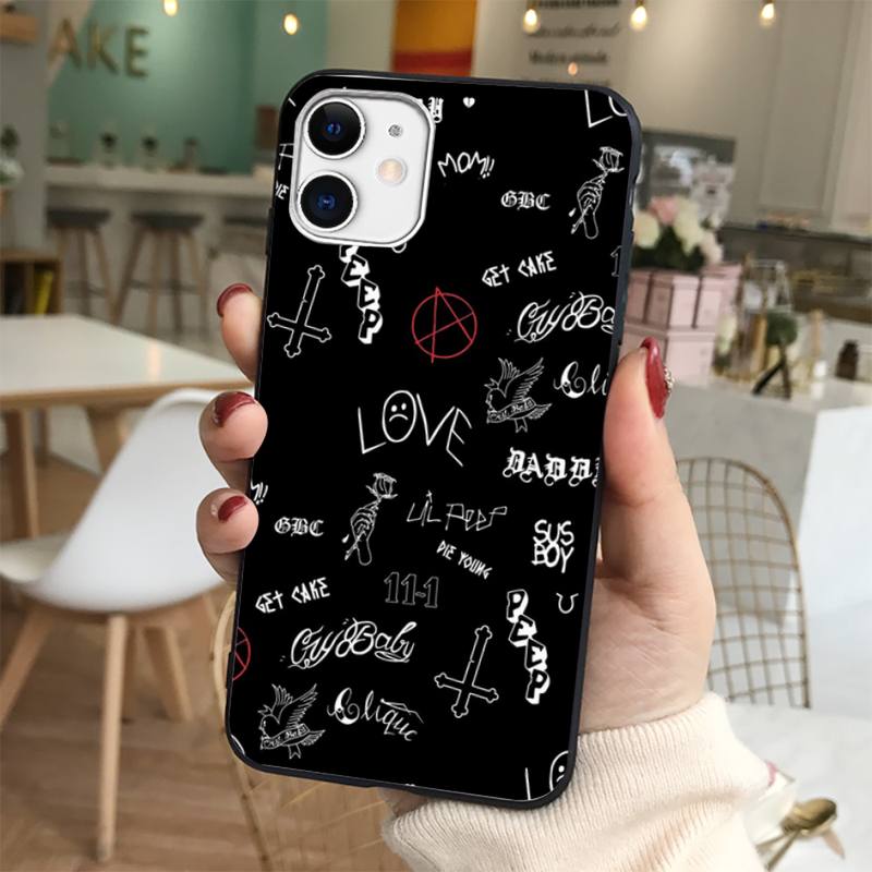 Yinuoda Lil Peep Hellboy Love Phone Case for iPhone 11 12 13 mini pro XS MAX 8 7 6 6S Plus X 5S SE 2020 XR cover