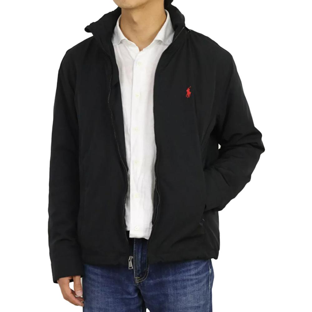 Polo Ralph Lauren Solid Logo Embroidered Long Sleeve Jacket Men Jackets Black MNPOOTW16020390-001