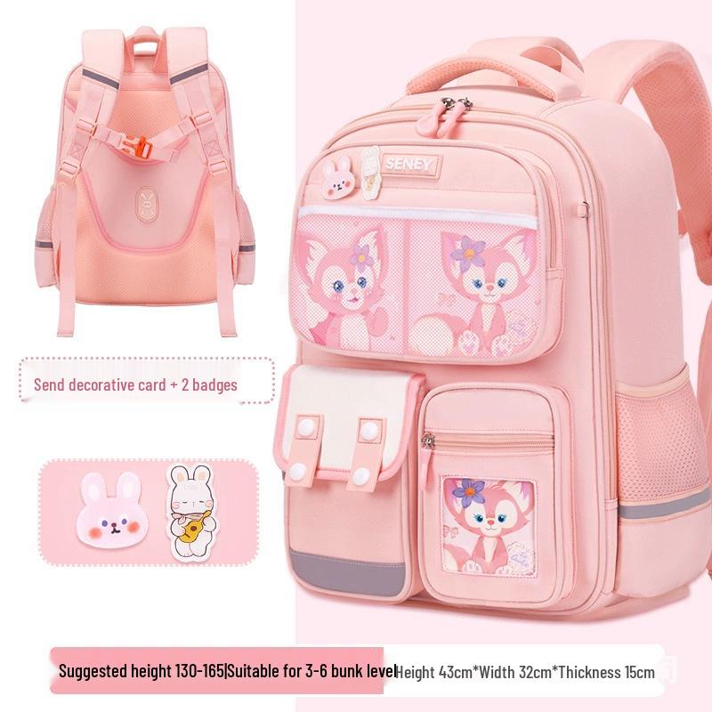 Dziecięcy plecak z kreskówką - Duża pojemność, lekki, wsparcie kręgosłupa, dwuramienny dla klas 1-6