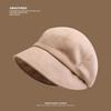 French Style Hat for Women All Match  Face Showing Small Pile Hat Fashionable Sunshade Fisherman Hat  Long In Front and Short In Back  Trendy