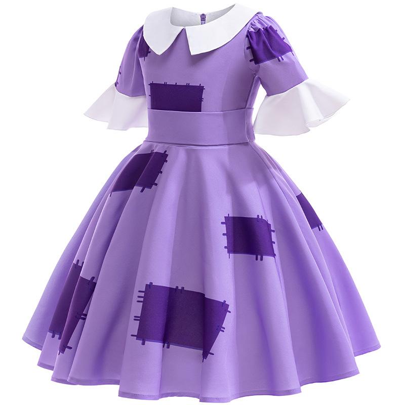 New Girls Dress Cosplay Magic Number Circus Jacata Halloween Dress Up Skirt