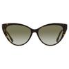 Women S Cat Eye SunglaSSeS Val 086ha Havana Gold 57mm 086ha