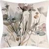 Plant and Flower Print Pillow Case Car Home Sofa Living Room Linen Pillow Cushion Nordic Style