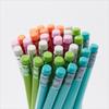 30 Pcs Drawing Pencils Triangle Pencils With Eraser Macaron Color Pencils School Supplies For School Office Sketching