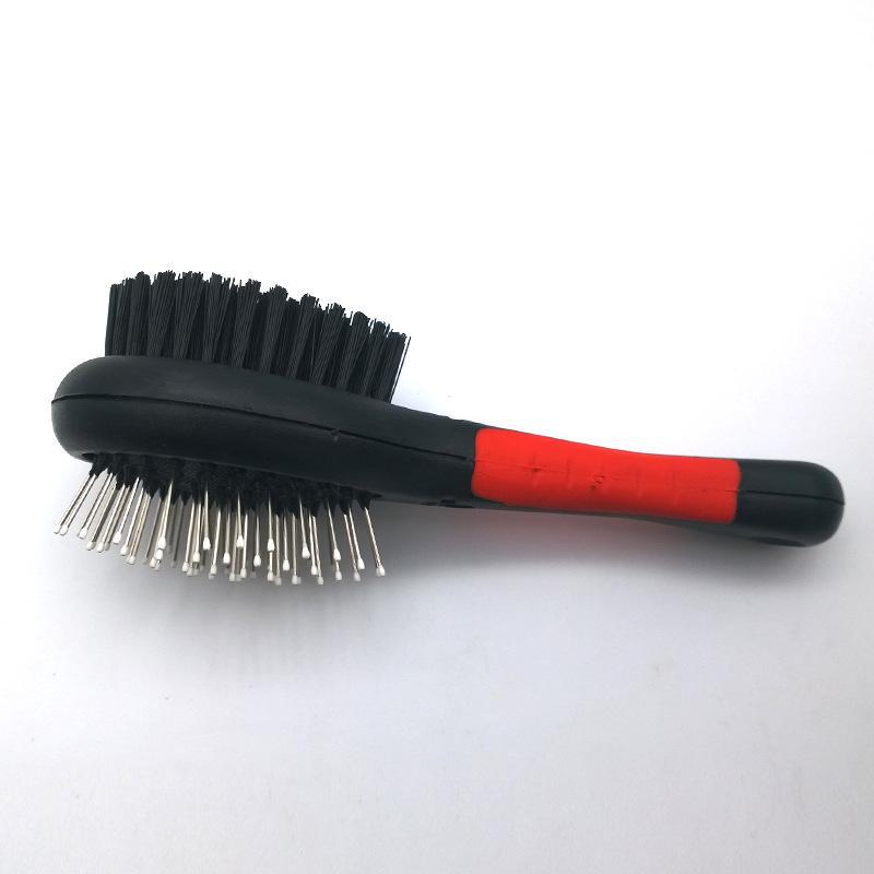 Double-Sided Grooming Brush for Cats & Dogs with Airbag Massage Needle Comb for Pet Hair Removal