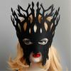 Face Mask Halloween Tree Mask for Kids Women Man Masquerade Party Cosplay Party, Carnivals, Halloween Cosplay Mask  Black