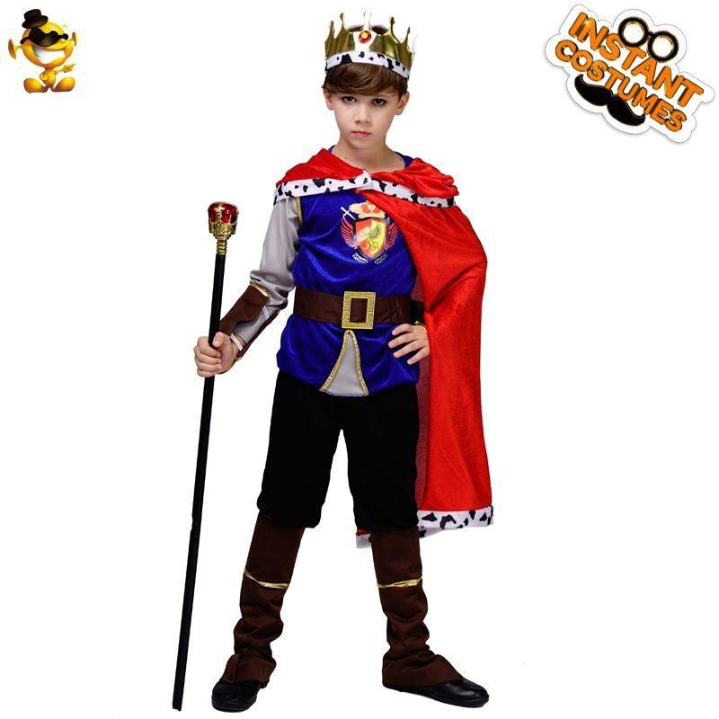 Halloween children's king cosplay costumes stage costumes, little boy king costumes cosplay costumes